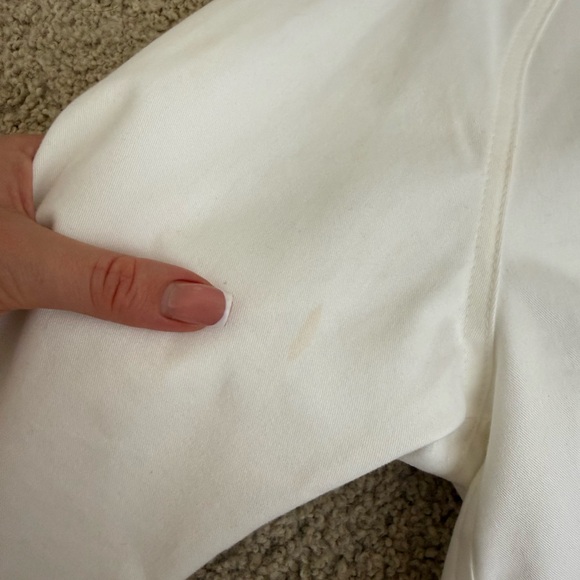 Zara White Lace-Up Blouse, New with Tags - Picture 4 of 4